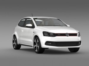 volkswagen polo gti 3d 20092013 Model 3D