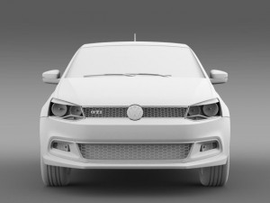 volkswagen polo gti 3d 20092013 Model 3D
