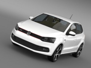 volkswagen polo gti 5d 20092013 3D Model