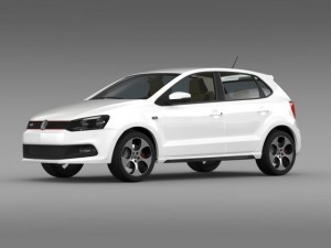 volkswagen polo gti 5d 20092013 3D Model