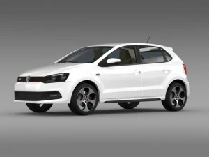 volkswagen polo gti 5d 20092013 3D Model