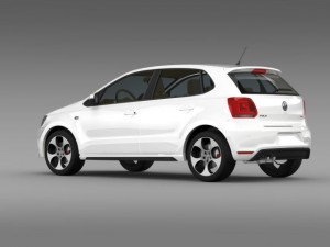 volkswagen polo gti 5d 20092013 3D Model