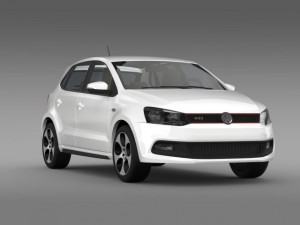 volkswagen polo gti 5d 20092013 3D Model