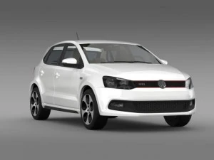 volkswagen polo gti 5d 20092013 3D Model