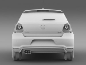volkswagen polo gti 5d 20092013 3D Model
