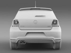 volkswagen polo gti 5d 20092013 3D Model