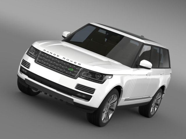 range rover autobiography black l405 2014 3Dモデル .c4d .max .obj .3ds .fbx .stl .blend 