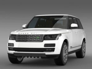 range rover autobiography black l405 2014 3D Model
