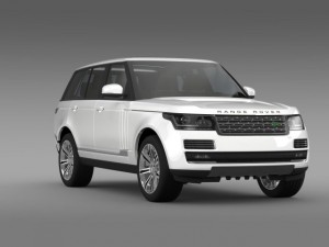 range rover autobiography black l405 2014 3Dモデル