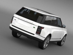 range rover autobiography black l405 2014 3Dモデル