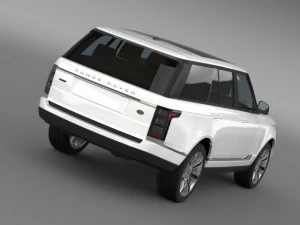 range rover autobiography black l405 2014 3D Model