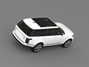 range rover autobiography black l405 2014 3Dモデル