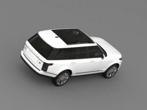 range rover autobiography black l405 2014 3D Model