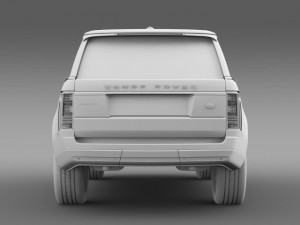range rover autobiography black l405 2014 3Dモデル