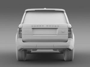 range rover autobiography black l405 2014 3D Model