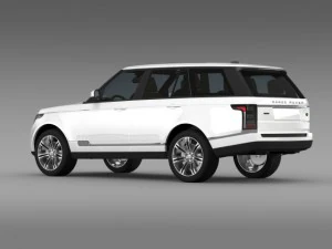 range rover autobiography black l405 2014 3D Model