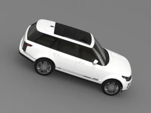 range rover autobiography black l405 2014 3D Model