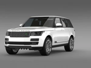 range rover autobiography black l405 2014 3D Model