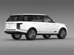 range rover autobiography black l405 2014 3Dモデル