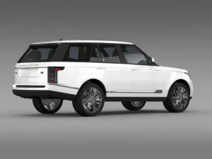 range rover autobiography black l405 2014 3D Model