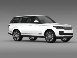 range rover autobiography black l405 2014 3D Model