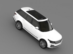 range rover autobiography black l405 2014 3Dモデル