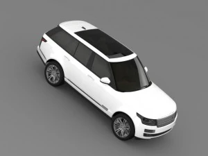 range rover autobiography black l405 2014 3D Model