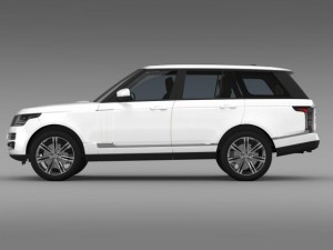 range rover autobiography black l405 2014 3Dモデル