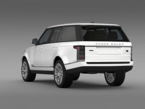 range rover autobiography black l405 2014 3Dモデル
