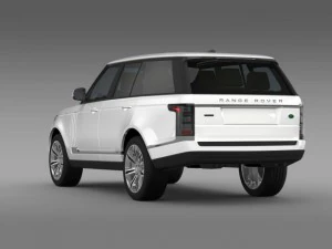 range rover autobiography black l405 2014 3D Model