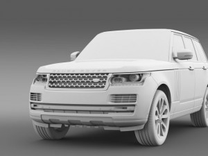 range rover autobiography black l405 2014 3Dモデル