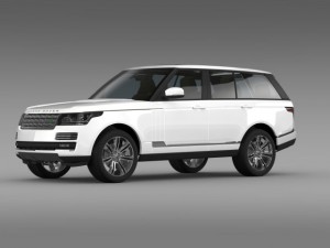 range rover autobiography black l405 2014 3Dモデル