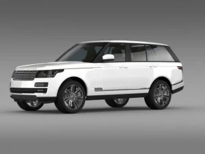 range rover autobiography black l405 2014 3D Model