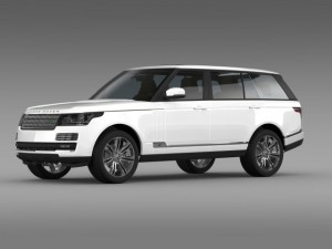 range rover autobiography black lwb l405 Modelo 3D