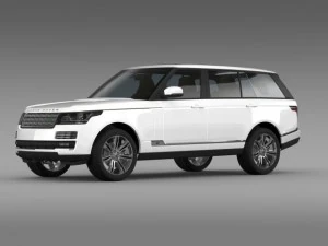 range rover autobiography black lwb l405 3D Model