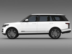 range rover autobiography black lwb l405 Modelo 3D