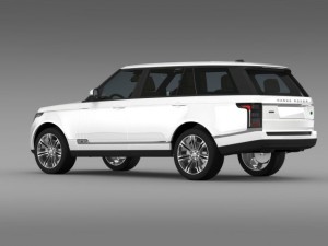 range rover autobiography black lwb l405 Modelo 3D