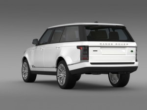 range rover autobiography black lwb l405 Modelo 3D