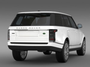 range rover autobiography black lwb l405 Modelo 3D
