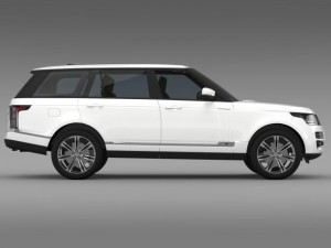 range rover autobiography black lwb l405 Modelo 3D