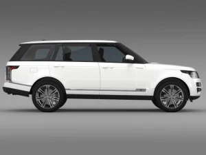 range rover autobiography black lwb l405 3D Model