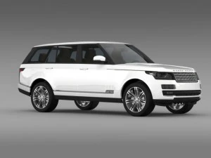 range rover autobiography black lwb l405 3D Model