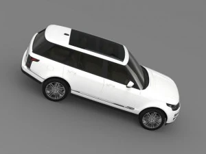 range rover autobiography black lwb l405 3D Model