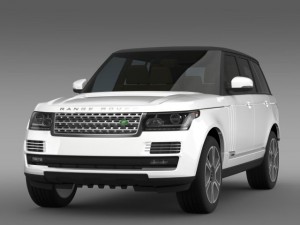 range rover autobiography hybrid l405 3D Model