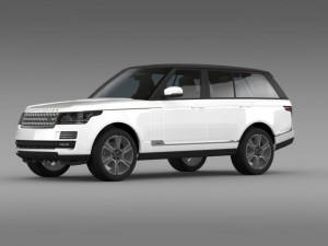 range rover autobiography hybrid l405 3D Model