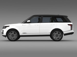 range rover autobiography hybrid l405 3D Model