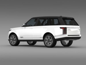 range rover autobiography hybrid l405 3D Model