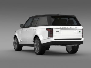 range rover autobiography hybrid l405 3D Model