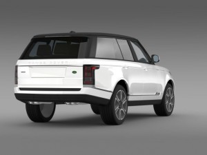 range rover autobiography hybrid l405 3D Model