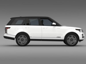 range rover autobiography hybrid l405 3D Model